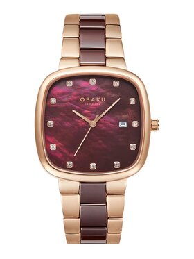 Obaku Obaku Zegarek V282LDVNCN Złoty