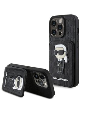 KARL LAGERFELD KARL LAGERFELD Etui na telefon iPhone 15 Pro Czarny