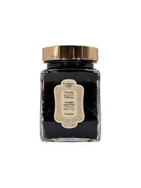 La Sultane de Saba La Sultane de Saba czarne Eucalyptus Black Soap, 300 g Mydło