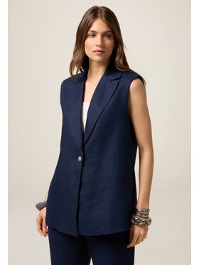 Oltre Oltre Giacca di transizione L023R000028N034 Blu Baggy Fit