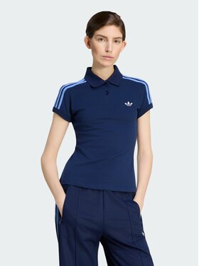 adidas adidas Polo 159123 Niebieski jasny