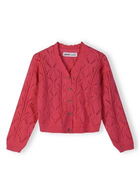 minoti minoti Kardigan 30KNIT103 Różowy Regular Fit