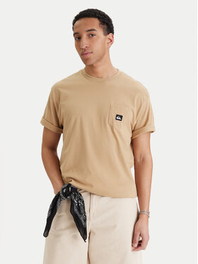 Quiksilver Quiksilver Póló Salt Water EQYZT08205 Bézs Comfort Fit