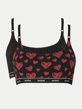 HUGO HUGO Set 2 topuri sutien 50495872 Negru