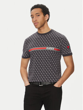 Guess Guess Tričko Jamey Z2BI09 J1314 Čierna Regular Fit
