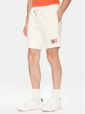 Tommy Hilfiger Tommy Hilfiger Спортивні шорти American MW0MW39862 Écru Regular Fit