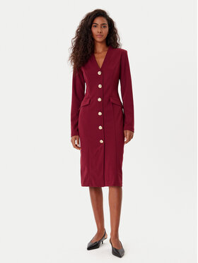 Joseph Ribkoff Joseph Ribkoff Coctailkleid 253072 Dunkelrot Regular Fit