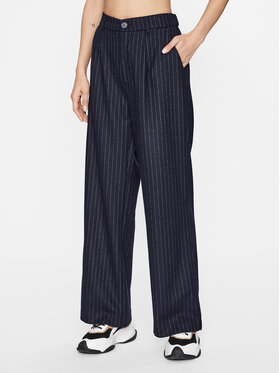 Pepe Jeans Pepe Jeans Hlače iz tkanine Rene Pant PL211677 Črna Regular Fit