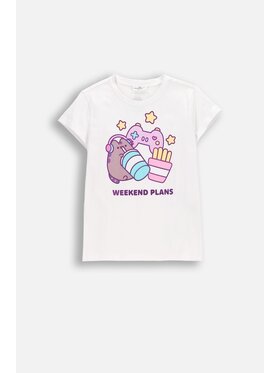 Coccodrillo Coccodrillo T-Shirt WC6143214LGD-001 Bílá Regular Fit