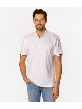 Lee Cooper Lee Cooper Polo TOMM 5026 Biały Regular Fit
