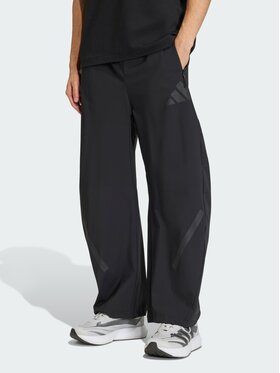 adidas adidas Spodnie materiałowe 159319 Czarny Loose Fit