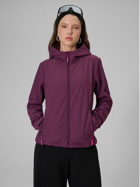 4F 4F Kurtka przejściowa EVERYDAY ACTIVE Fioletowy Slim Fit