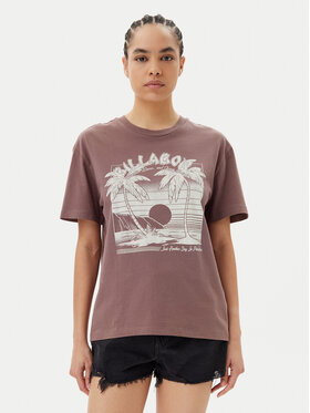 Billabong Billabong Póló Sweet Escape EBJZT00419 Barna Relaxed Fit