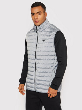 4F 4F Kamizelka H4Z21-KUMP001 Szary Regular Fit