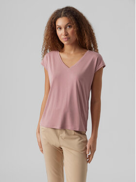 Vero Moda Vero Moda T-Shirt Filli 10247666 Ροζ Regular Fit