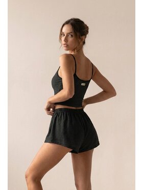 MissDenim MissDenim Koszulka piżamowa Koszulka do spania Czarny