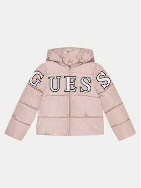 Guess Guess Geacă din puf J4BL26 WB240 Roz Relaxed Fit