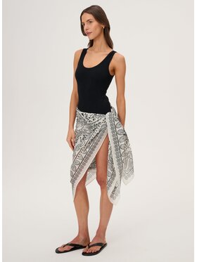 LEBRAND LEBRAND Pareo Riviera Kremowy