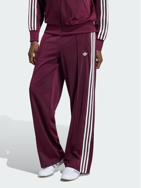 adidas adidas Spodnie dresowe 161912 Bordowy Loose Fit