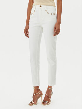 ARTIGLI ARTIGLI Jeansy ADDE002564 058 Biały Slim Fit