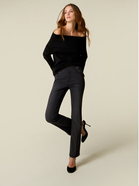 Oltre Oltre Jeansy P443R109544N033 Czarny Regular Fit
