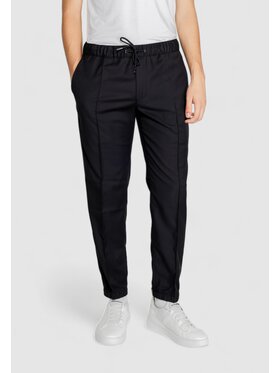 Armani Exchange Armani Exchange Pantalone da abito 8NZPP2 ZNPMZ Nero Regular Fit