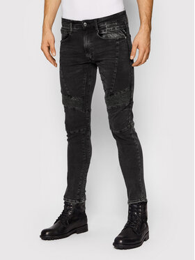 Replay Replay Jeansy MA905Y.000.85B Szary Skinny Fit