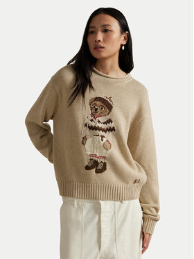 Polo Ralph Lauren Polo Ralph Lauren Пуловер 211978315001 Бежов Relaxed Fit