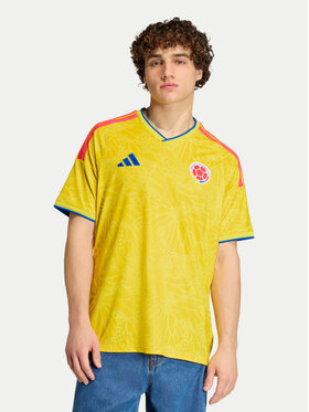 adidas adidas Tehnička majica Colombia 26 Home Replica JL6972 Žuta Slim Fit