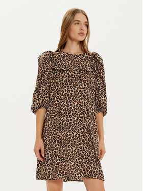 Vila Vila Vestito da giorno Orla 14105031 Marrone Regular Fit