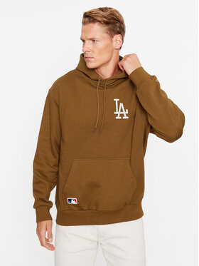 New Era MLB LA Dodgers League Essential Oversized Hoodie - Brown (60416437)
