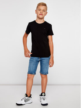 Tommy Hilfiger Tommy Hilfiger T-Shirt KB0KB04140 D Czarny Regular Fit