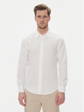 Lee Lee Camicia 112364230 Bianco Regular Fit