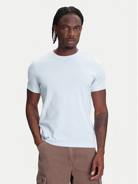 Kappa Kappa T-krekls Logo Korpo Cafers 304J150 Gaiši zils Slim Fit