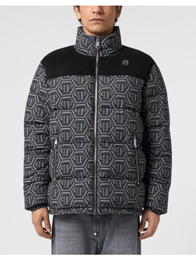 PHILIPP PLEIN PHILIPP PLEIN Kurtka puchowa 31191 Czarny Regular Fit