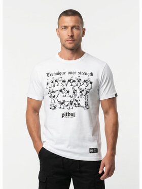 PITBULL PITBULL T-Shirt MULTISPORT Biały Regular Fit