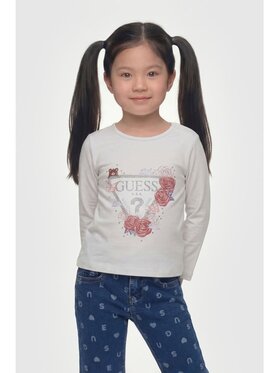 Guess Kids Guess Kids T-Shirt 183881 Bílá Classic Fit