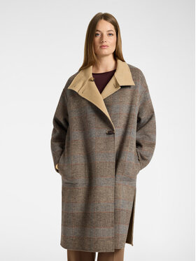 Elena Mirò Elena Mirò Cappotto invernale 0000Z100009N001 Grigio Over Fit