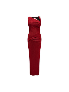 Solié Solié Sukienka wieczorowa Leti Regular Fit Czerwony Regular Fit