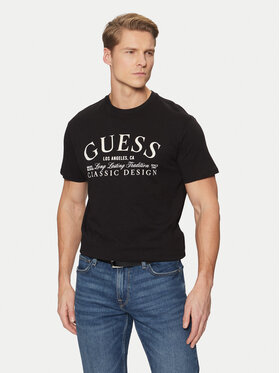 Guess Guess T-Shirt M5RI43 K9RM1 Černá Regular Fit
