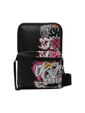 SPRAYGROUND SPRAYGROUND Kleine Umhängetasche Half Graff Sling Bag 910B4880NSZ Schwarz