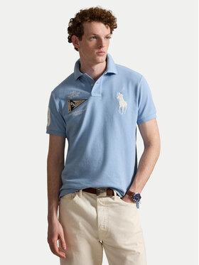 Polo Ralph Lauren Polo Ralph Lauren Polo 710B21921002 Ανοιχτό μπλε Custom Slim Fit