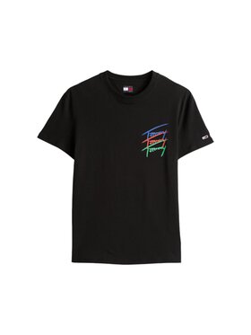 Tommy Hilfiger Tommy Hilfiger T-Shirt q-roa-36022 Czarny Regular Fit