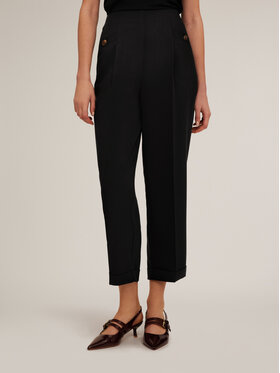 Motivi Motivi Pantaloni di tessuto P278Q003924N033 Nero Cropp Fit
