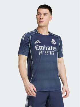 adidas adidas Koszulka techniczna Real Madrid 25/26 Away Authentic Jersey Błękitny Slim Fit