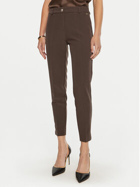Maryley Maryley Hlače 24IB52Z/M19/43CO Smeđa Regular Fit
