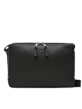 Lacoste Lacoste Saszetka Split Cow Leather NH3270CE Czarny