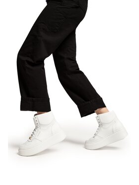 Charles Charles Sneakersy Zana Sneaker High White Biały