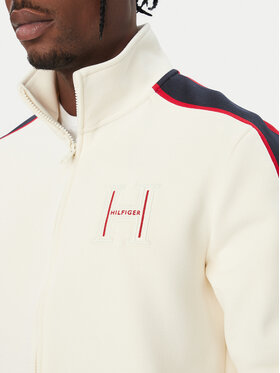 Tommy Hilfiger Tommy Hilfiger Felpa Pique H Badge MW0MW44957 Crema Regular Fit
