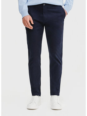 Pako Lorente Pako Lorente Spodnie materiałowe P25SB-WX-001 Granatowy Classic Fit